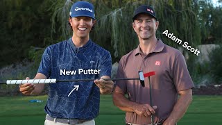 Adam Scott Teaches Me How to Use a Long Putter!