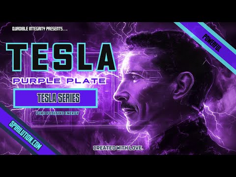 ★Tesla Purple Plate★ Universal Positive Energy Vibrations (Energetic Reset)