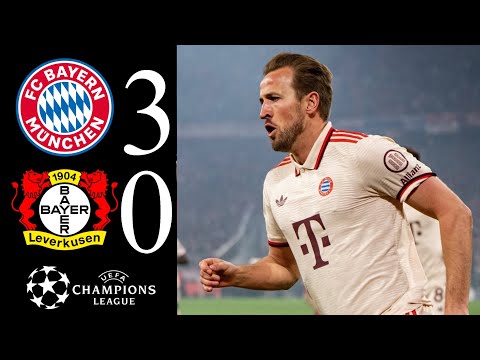 FC Bayern Munich vs Bayer Leverkusen 3-0 | Champions League Highlights & Goals