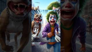 Joker left his son Alone | Hulk saved him from the Dog #shorts #joker #hulk #sadstory