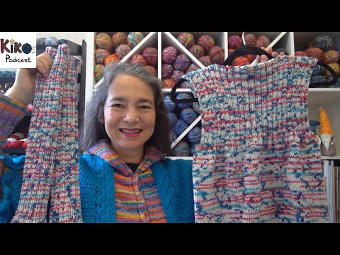 Kiko's Knitting Podcast #216 - Slipover & Arm Warmers