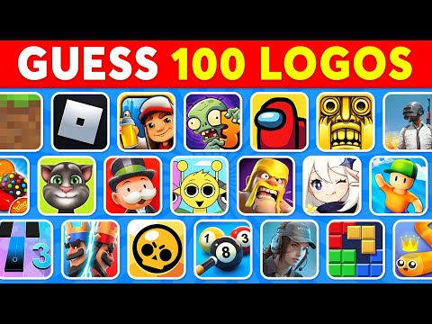 Guess The GAME Logo in 2 Seconds | 100 Famous Logos 🎮🎲 Logo Quiz 2024