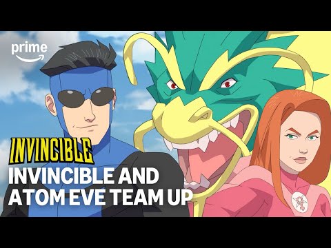 Invincible and Atom Eve Against Mister Liu | Invincible Season 3 | Prime Video