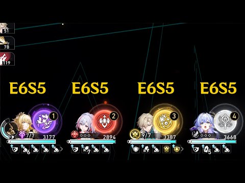 E6S5 AGLAEA FOLLOW UP ATTACK TEAM DESTROY MOC 12 0 CYCLE | Honkai: Star Rail 3.0