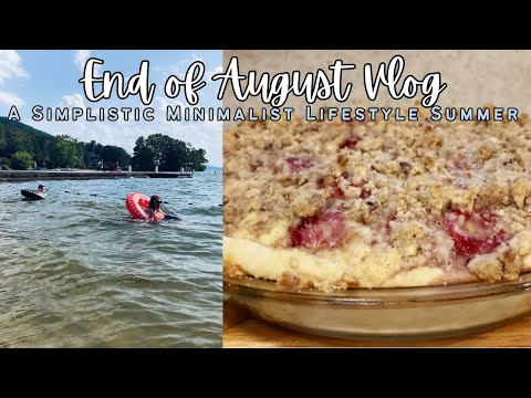 Minimalist Family Vlog: End of August | Pepperoni Pizza Grilled Cheese & Raspberry Cream Pie Recipes