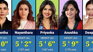 Heights Of Famous Indian Actresses in 2024