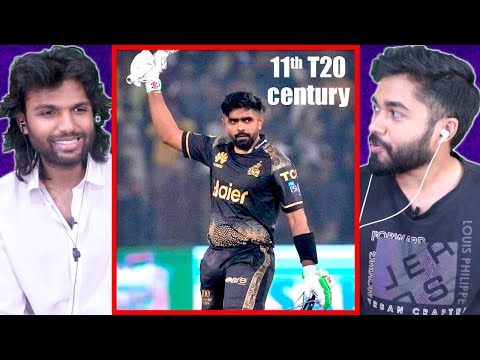 Indians react to Babar Azam's 11th T20 century!