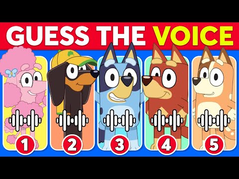 Guess the Bluey Characters by Their Voice 🐕✅ ~ Bingo, Bluey, Socks, Bandit