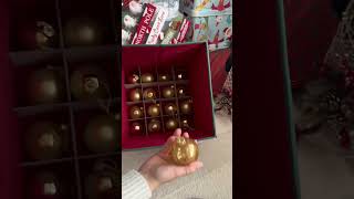 Organise Christmas baubles with me #christmas #organisedhome #HolidaysWithYouTube