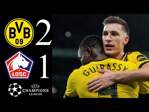 🟡 Dortmund - Lille 2-1 | Borussia Dortmund vs losc lille  | HIGHLIGHTS | Champions League 2025