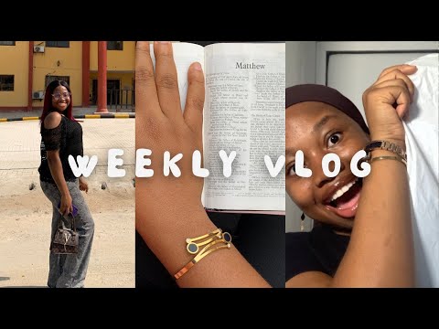 Week in my life as a Nigerian 🇳🇬 | Unboxing, Bible study, trade fair, gifted by a subscriber 🍃