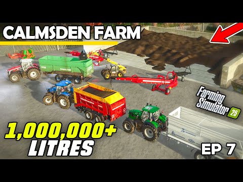 1,000,000+ LITRES OF SILAGE SHIFTED 🤯 | Farming Simulator 25 - Calmsden | Episode 7