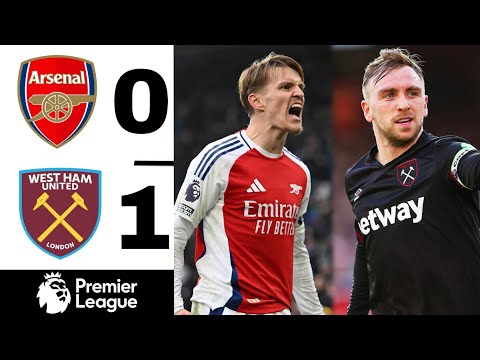 Arsenal vs West Ham 0-1 Jarrod Bowen Goal | Highlights & Goals | Premier League 2024/25