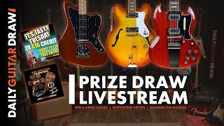 209 Gibson SG '61 & 4 more DAILY GUITAR DRAW Competition Prize Draw Live 11/03/2025 16.00 UK