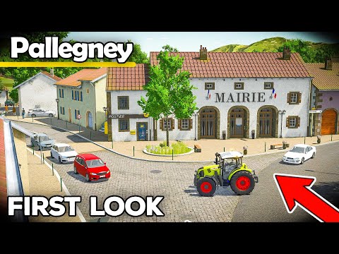 HEADING TO FRANCE! PALLEGNEY 🇫🇷 | FIRST LOOK Farming Simulator 25