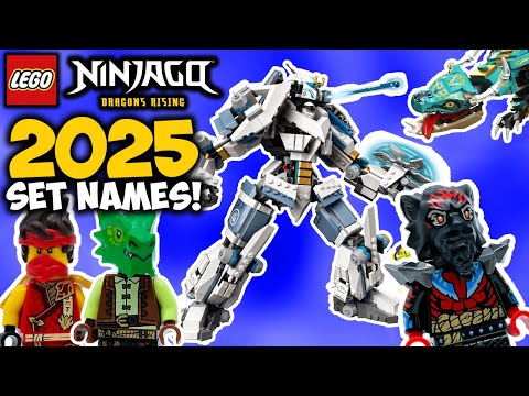 2025 Ninjago Set Names Rumored! GIANT Zane Mech, Lloyd Dragon, Ras Jet, & More!