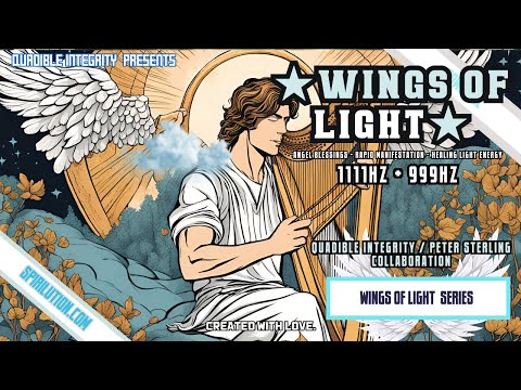 ★Wings of Light★1111Hz + 999Hz (Music of Angels) [Quadible Integrity - Peter Sterling Collaboration]