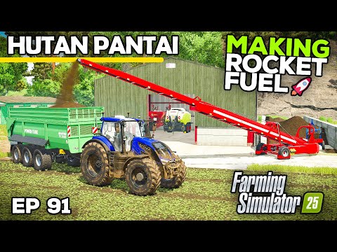 MAKING ROCKET FUEL 🚀 | Farming Simulator 25 - Hutan Pantai | Episode 91