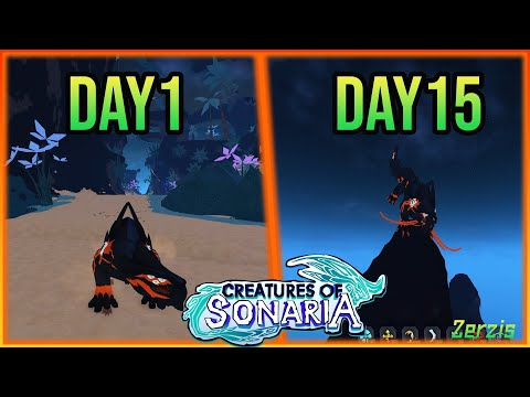 เอาชีวิตรอดกับ Exterreri 15 วัน ใน │roblox creatures of sonaria