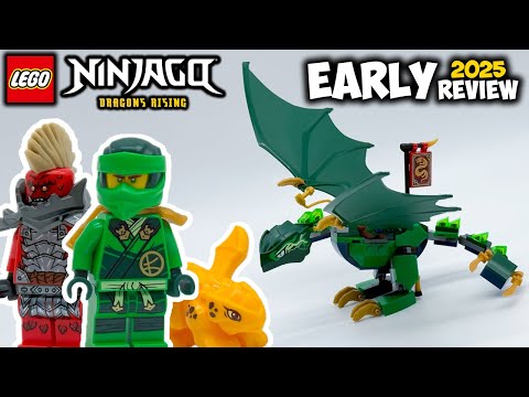 Lloyd's Green Forest Dragon EARLY 2025 Review! Ninjago Dragons Rising Set 71829