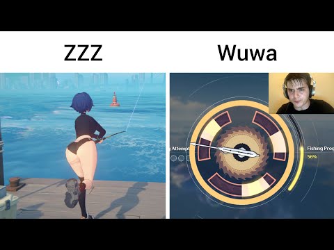 Fishing in ZZZ vs Wuwa 💀