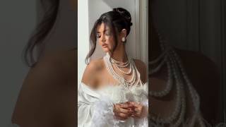 kaisi lagi aapko ye gorgeous birthday girl || nude makeup || messy bun || birthday makeup || #shorts