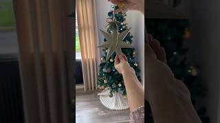 Make your cheap Christmas tree look beautiful 🎄 #christmasdecorations #holidayswithyoutube