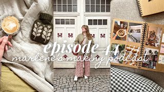 seedling, cognac sweater, sweet shop blanket progress • marlene knits, episode 44