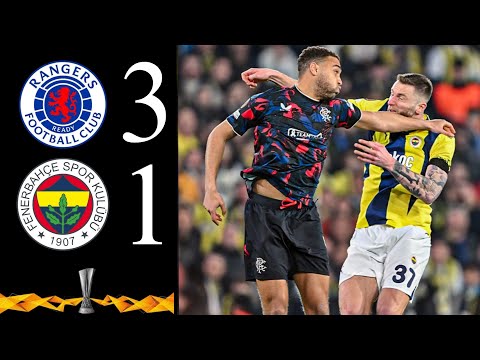 Fenerbahçe vs Rangers 1-3 | Extended Highlights | Europa League 2025