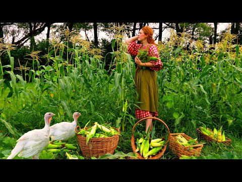 Canning Sweet Corn from the Garden 🌽 Summer in Rural America ASMR Cooking