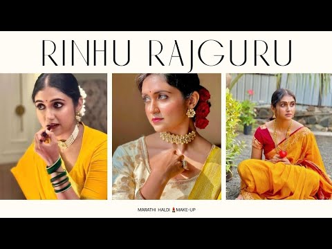 Haldi makeup look marathi | RinhuRajguru |marathivlog |