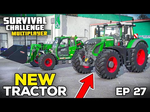 BUYING OUR NEW $320,000 TRACTOR 😲 | Farming Simulator 25 - Survival Challenge | Episode 27