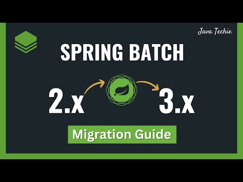 Spring Batch Migration Guides | Spring Boot 2.x to 3.x | JavaTechie