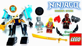 Assemble Lego Ninjago Zane's Battle Suit Mech | Ninjago Dragons Rising | Lego set 71827