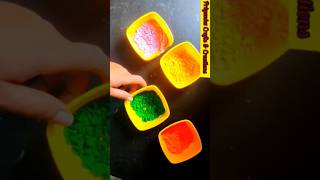 How To Make Holi Colours At Home😍😲👌 #shorts #holicolors #viral #diy #viralvideo #holi