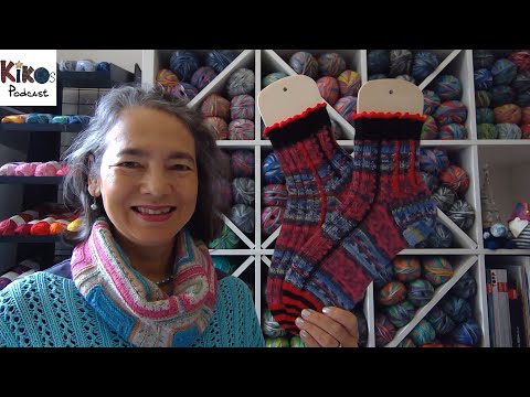 Kikos Podcast (Folge 203) - Squiggley Madness Socken