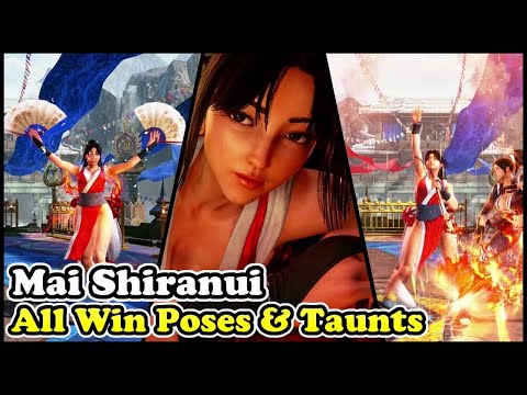 Mai Win Poses & Taunts Street Fighter 6 (Mai Shiranui)