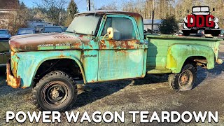 Pulling The Poly - Disassembling My 1964 Dodge W200 Power Wagon's Rusty 318 For A Budget Rebuild