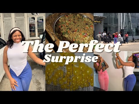 Getting ready for my sister’s HOMECOMING || The MOST BEAUTIFUL SURPRISE EVER! + set up and MANY MORE