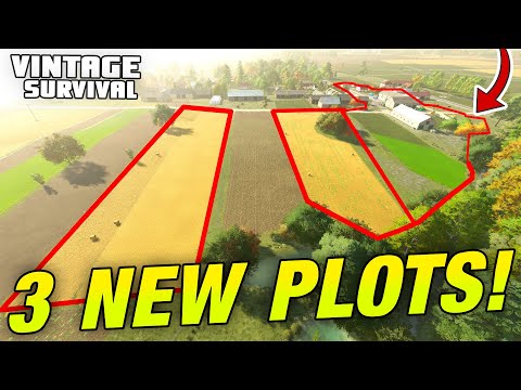 3 NEW PLOTS IN 3 EPISODES - Vintage Survival Farming Simulator 22 | Episode 32