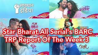 Star Bharat All Serial's BARC TRP Report Of The Week 3