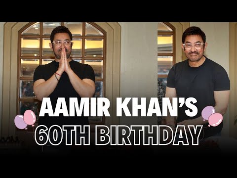 Aamir Khan Celebrates 60th Birthday with Fans and Media#aamirkhan #aamirkhanbirthday #birthday