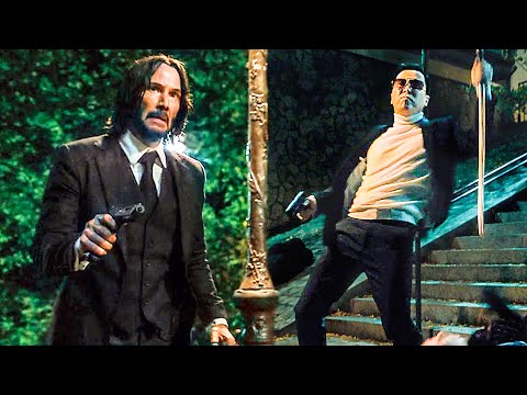 The Montmartre Stairs Fight | John Wick 4 Full Fight