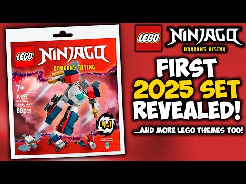 First 2025 Ninjago Set REVEALED! 🤯 Ninja Combo Mech Polybag!