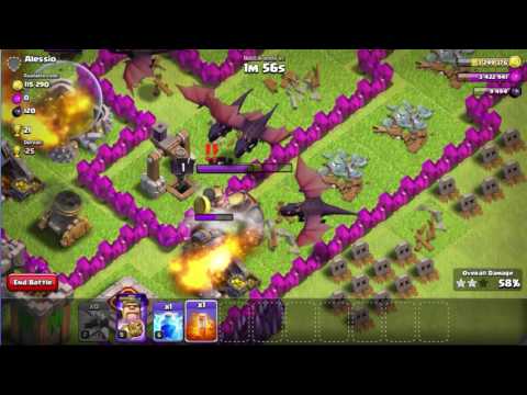 Clash of Clans: Dragons Bully Village for Loot!