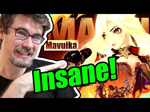 SO HYPE! Reacting to Mavuika Trailer: The Vow of Blazing Blood | Genshin Impact