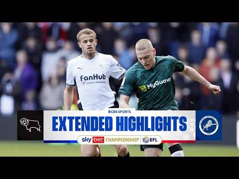 Derby County vs. Millwall: Extended Highlights | EFL Championship | CBS Sports Golazo