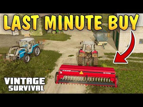 LET'S GET THIS HARVEST DONE! - Vintage Survival Farming Simulator 22 | Episode 45