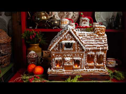 Cozy Christmas Recipes: Gingerbread House, Cranberry Sauce, and Gift Wrapping ASMR