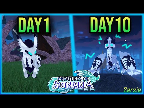 เอาชีวิตรอดกับ lrizah  7 วัน ใน │roblox creatures of sonaria